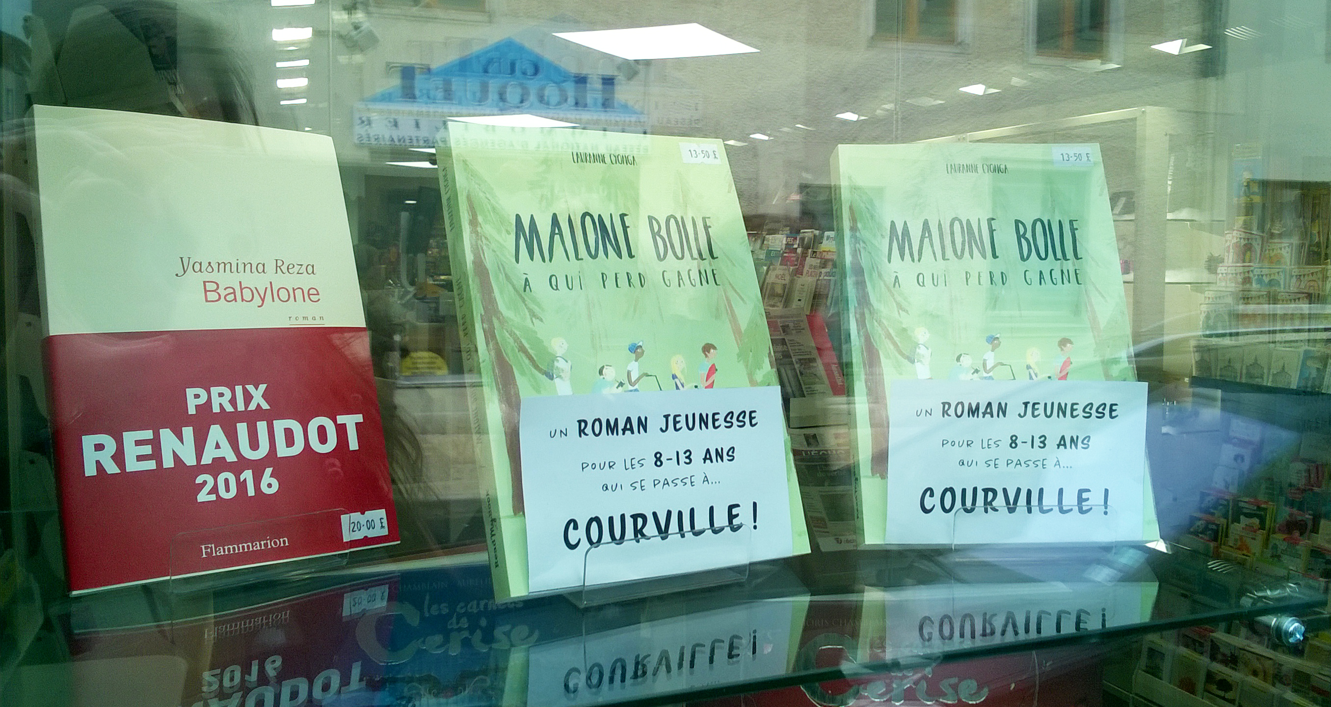 Malone Bolle en librairie à Courville