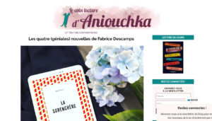 Le coin lecture d'Aniouchka : nouvelles de Fabrice Décamps